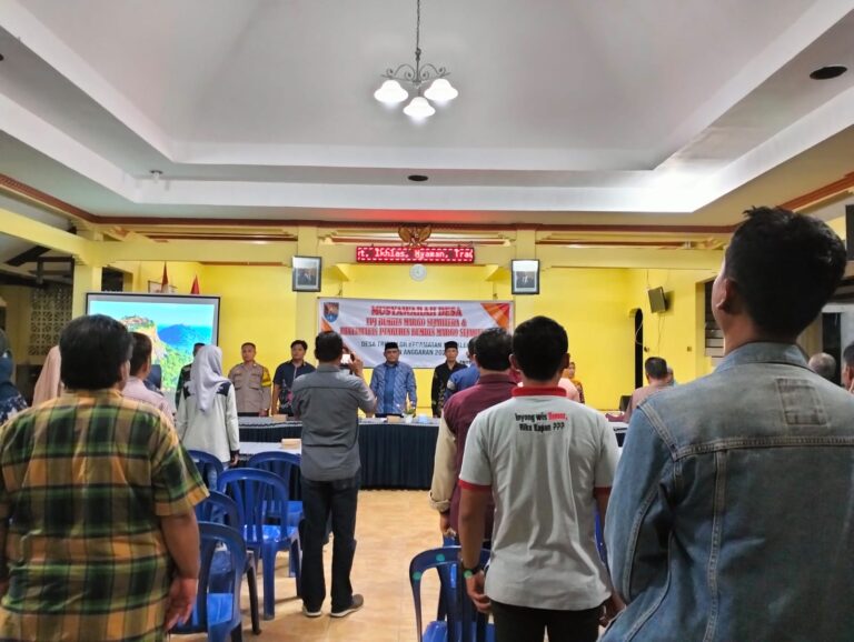 MUSYAWARAH DESA LPJ BUMDES MARGO SEJAHTERA DAN REVITALISASI BUMDES MARGO SEJAHTERA DESA TRITIH LOR KECAMATAN JERUKLEGI KABUPATEN CILACAP