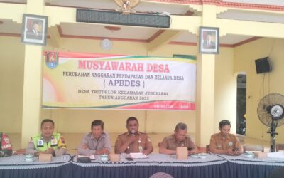 Musyawarah Desa Perubahan Anggaran Pendapatan Dan Belanja Desa (APBDES) Desa Tritih Lor TA. 2025