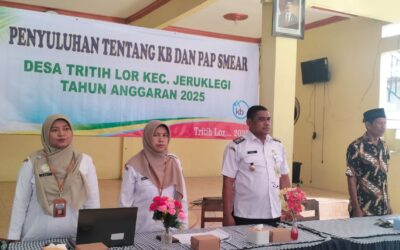 PENYULUHAN TENTANG KB DAN PAP SMEAR DESA TRITIH LOR KECAMATAN JERUKLEGI TAHUN ANGGARAN 2025