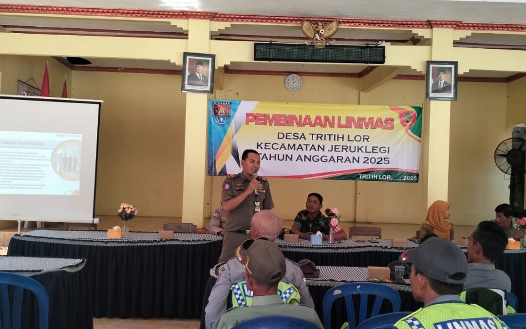 Pembinaan LINMAS Desa Tritih Lor