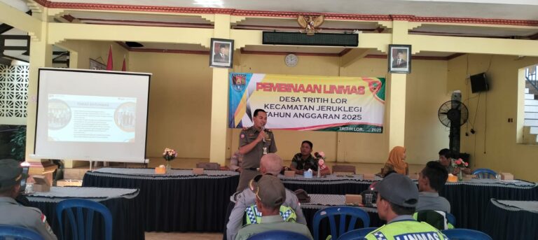 Pembinaan LINMAS Desa Tritih Lor